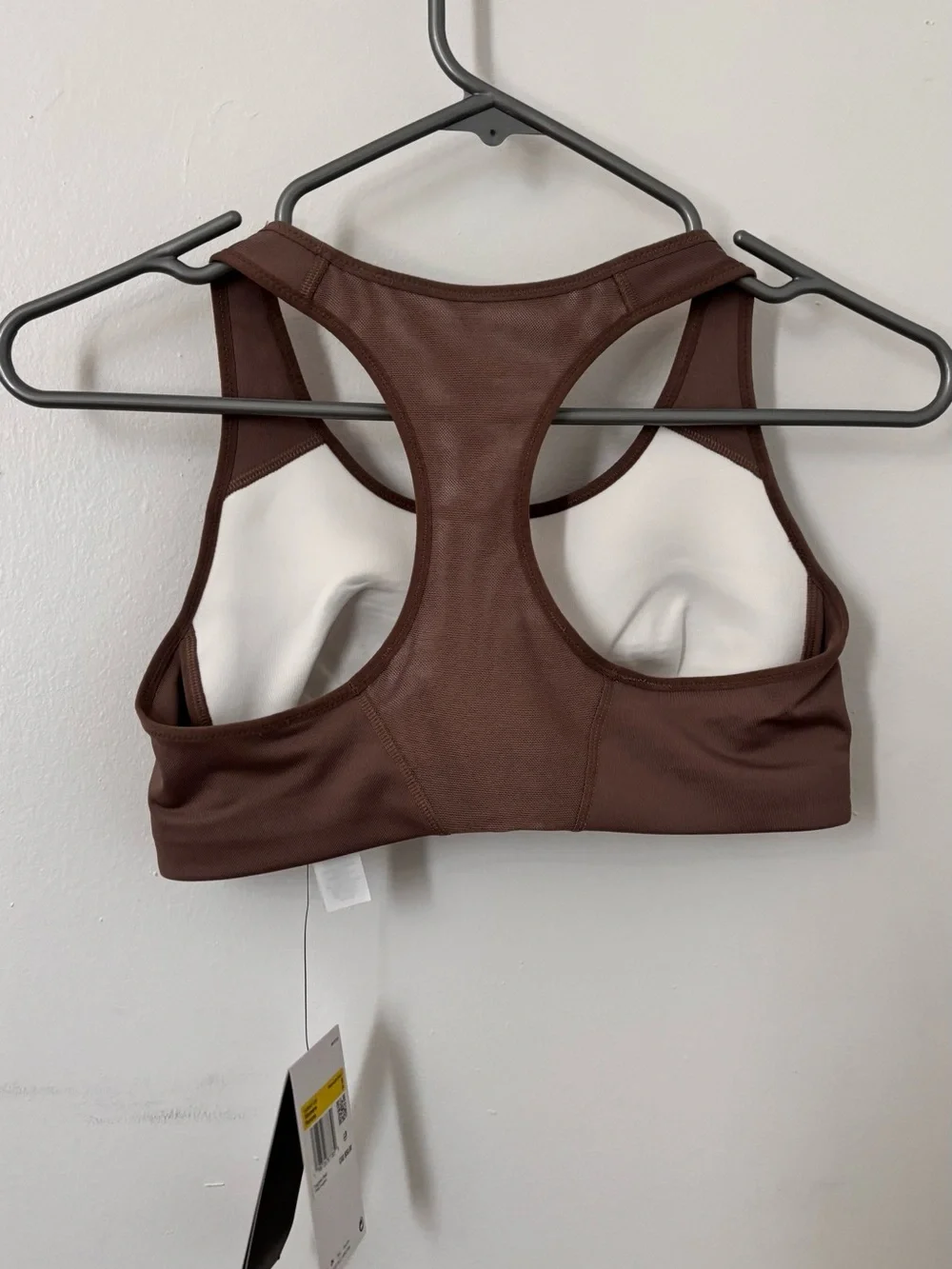 Nike Swoosh Brown Medium Support Sports Bra / Crop Top (Women's Size S) - Picture 5 of 6